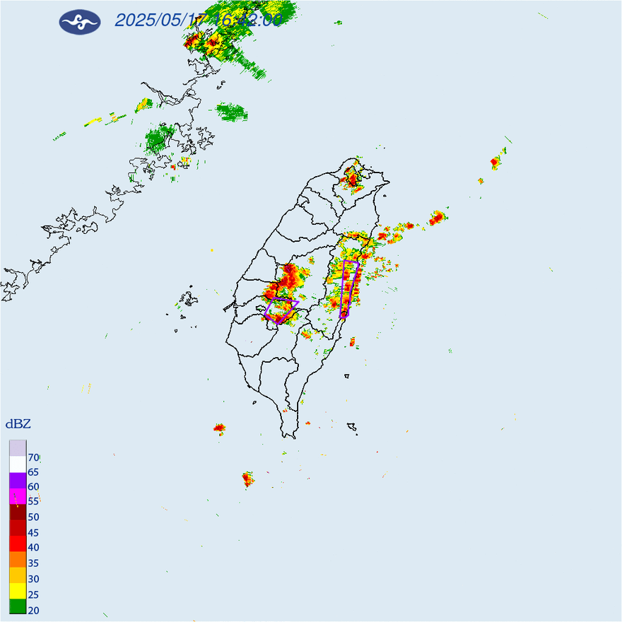 國家警報狂響！5縣市大雷雨炸裂　嘉義縣草山溪慎防溪水暴漲