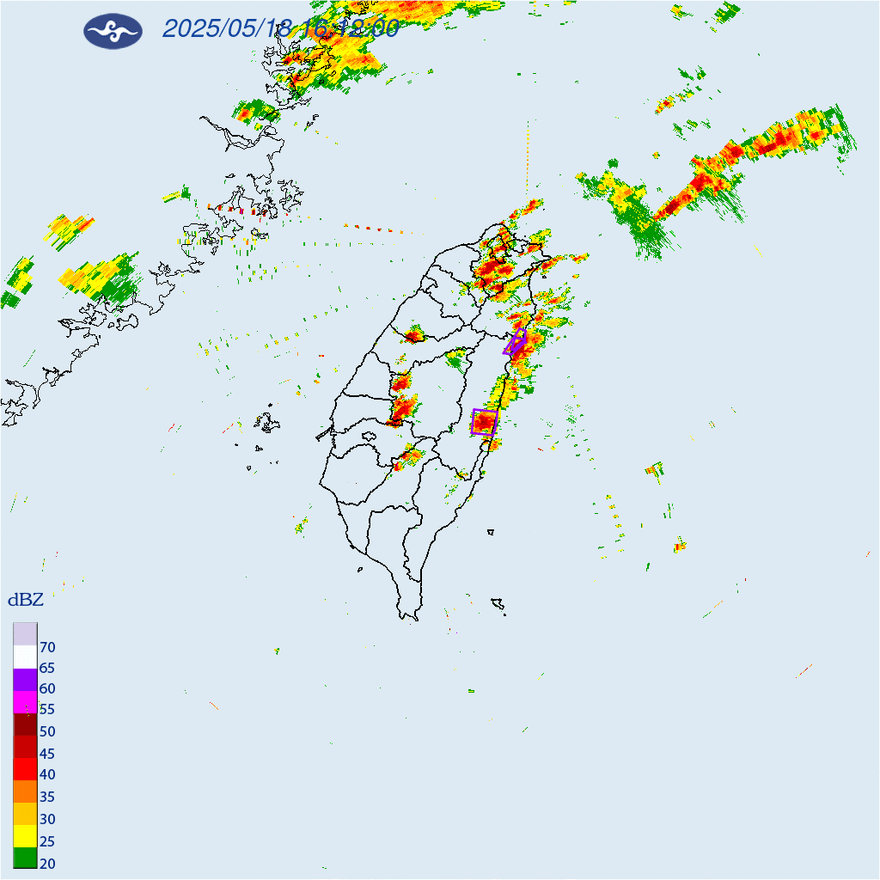 花蓮災防告警！大雷雨炸裂到晚上　快遠離河流和低窪區