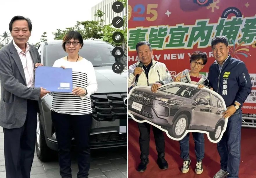 內埔年貨大街幸運兒連2年「開走」大獎！ 機率堪比中威力彩