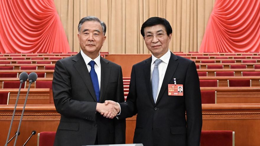 大陸兩會/王滬寧任主席團會議主持人　料接替汪洋任政協主席