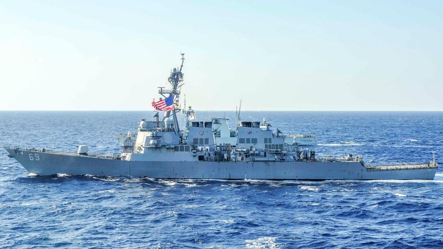 美軍導彈驅逐艦米利厄斯號穿越台灣海峽　東部戰區：全程跟監警戒