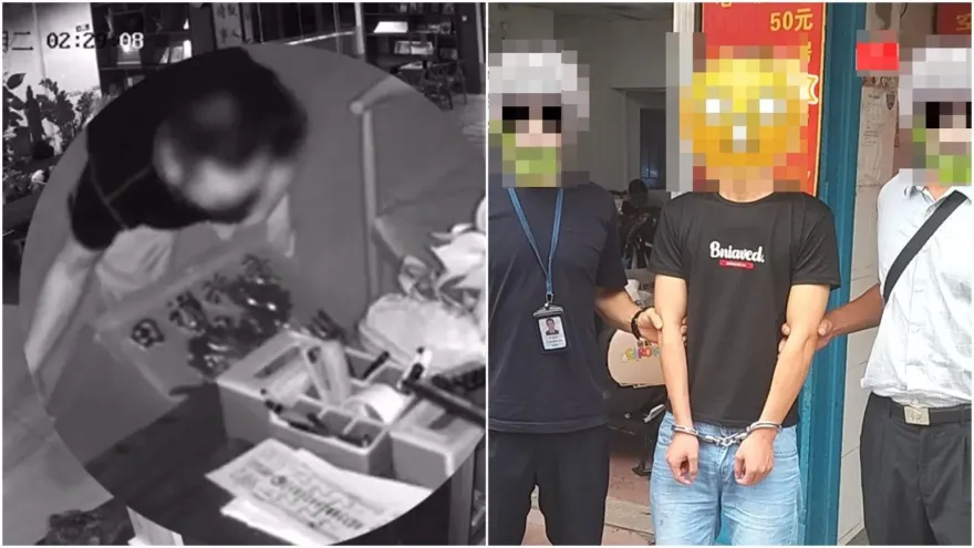 影/把功德箱當ATM！自製神器偷「香油錢」被捕　網嘲：直接給你度化了