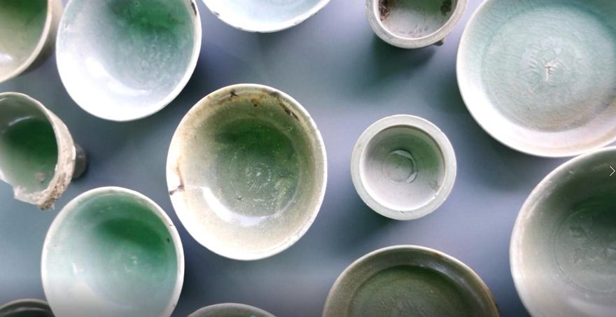 沉睡700年！元代古商船正式開撈 首批百件「龍泉青瓷」出水
