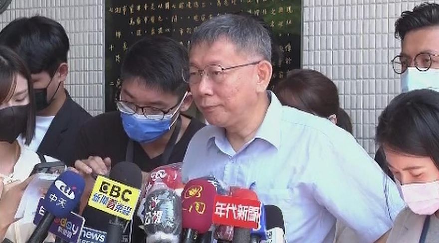 傳高虹安要求妥善處理蔡壁如論文風波　柯文哲：假新聞