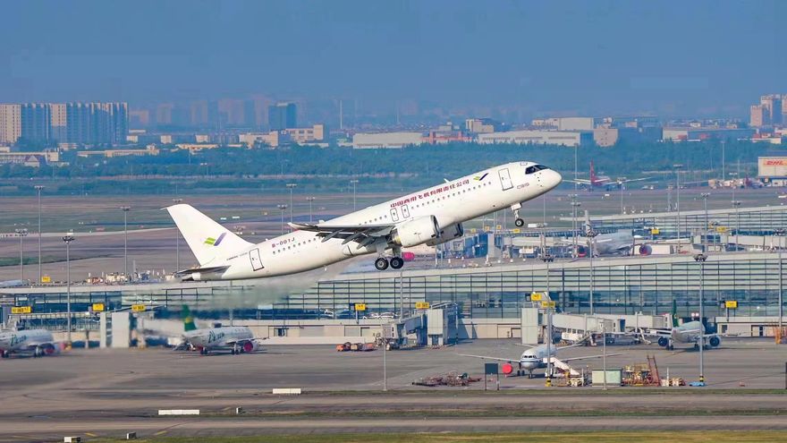 影／叫板波音.空巴！大陸國產C919大飛機預計9/19頒適航證 最快明年初投入營運