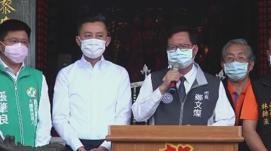 地震震垮八德運動中心天花板　他酸：鄭文燦就是「大號林智堅」