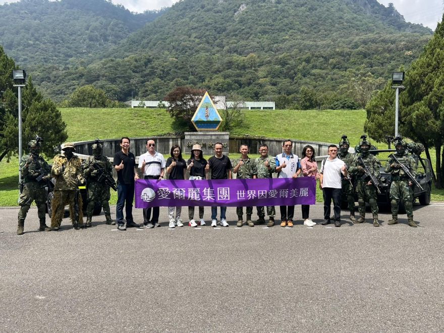 愛爾麗總裁「率團敬軍」！常如山感謝官兵戍衛疆土辛勞