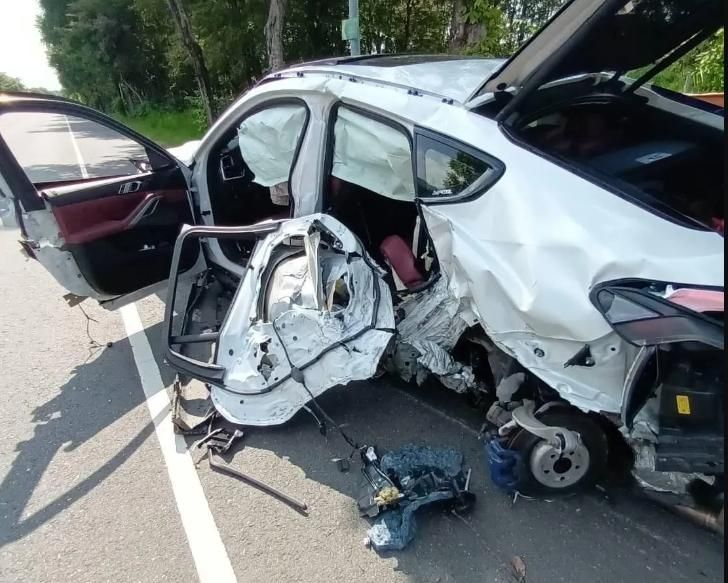 旗山警車執勤撞民車後續！BMW駕駛昏迷指數3　加護病房和死神搏鬥中