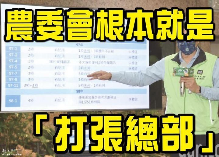 農委會籌組專案小組查張善政「抄襲」　前立委怒轟：農委會成「打張總部」