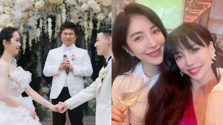 胡瓜乾女兒嫁鑽石商…500萬世紀婚宴「驚見李靚蕾」！消失10個月首露面「合照都是大咖」