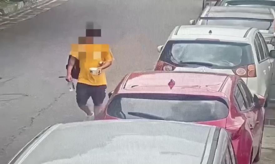 取車影片曝光！馬國女大生住處遭掐死後　他手拿食物飲料輕鬆離開