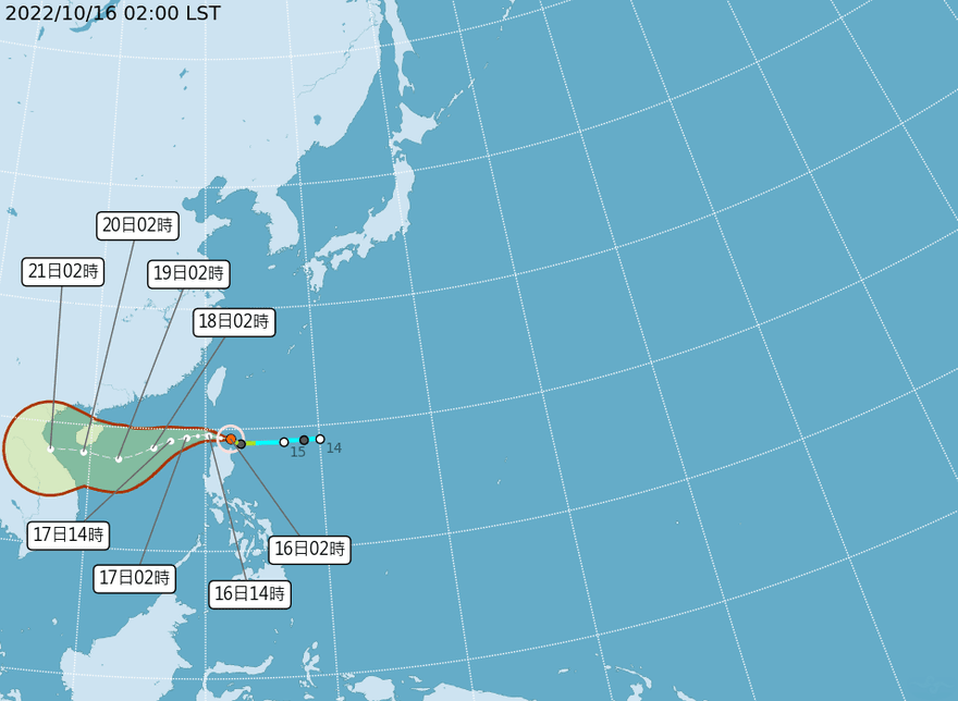 致災性暴雨來了！輕颱「尼莎」挾雨彈狂炸10縣市　今明風雨最劇…預測路徑曝