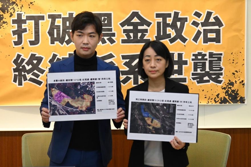 鍾東錦砂石堆到5樓高！他曝空拍照批：官商勾結