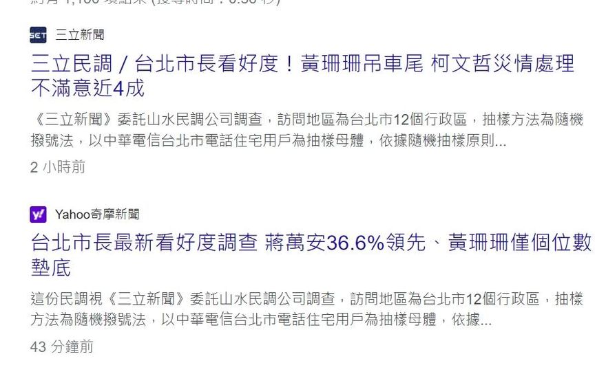 三立下架民調結果又重新上架　媒體人發現「這地方」有差異