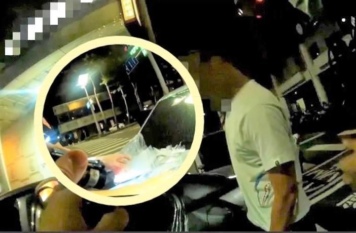 紅燈越線被警攔下開單　男遭搜出車內藏毒　辯稱「車跟朋友借」