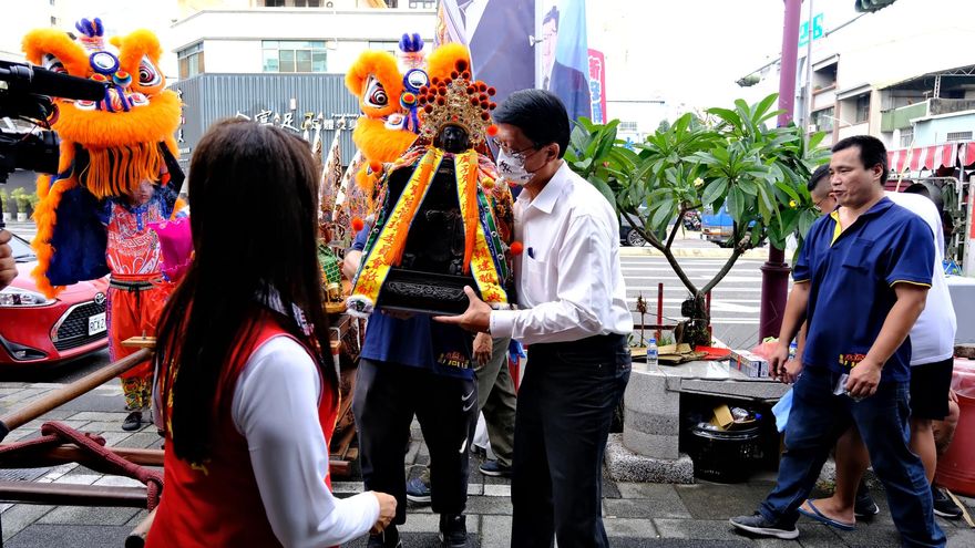 影/謝龍介請廣澤尊王競總安座　3年前詩山祖廟來台巡香與神明結緣