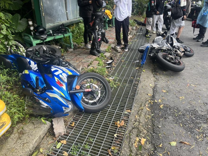 重機騎士北宜帥過彎攝手追焦　下一秒變「在地車手」GG了