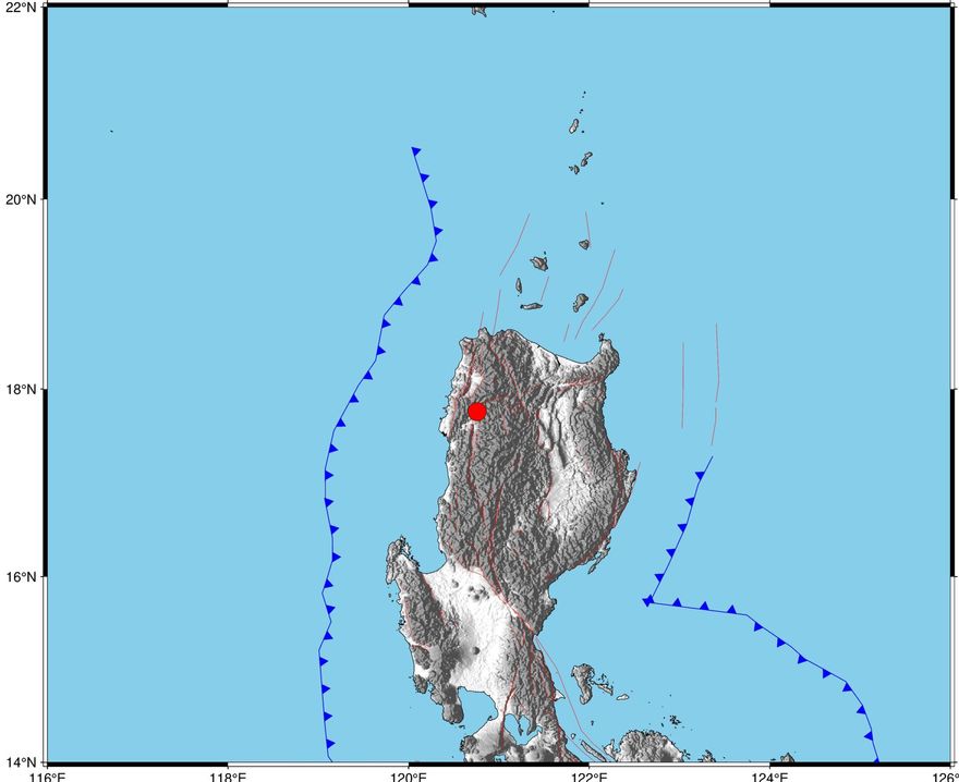 菲律賓北部爆6.4淺層地震！深度15.2公里　330km外馬尼拉都見搖晃