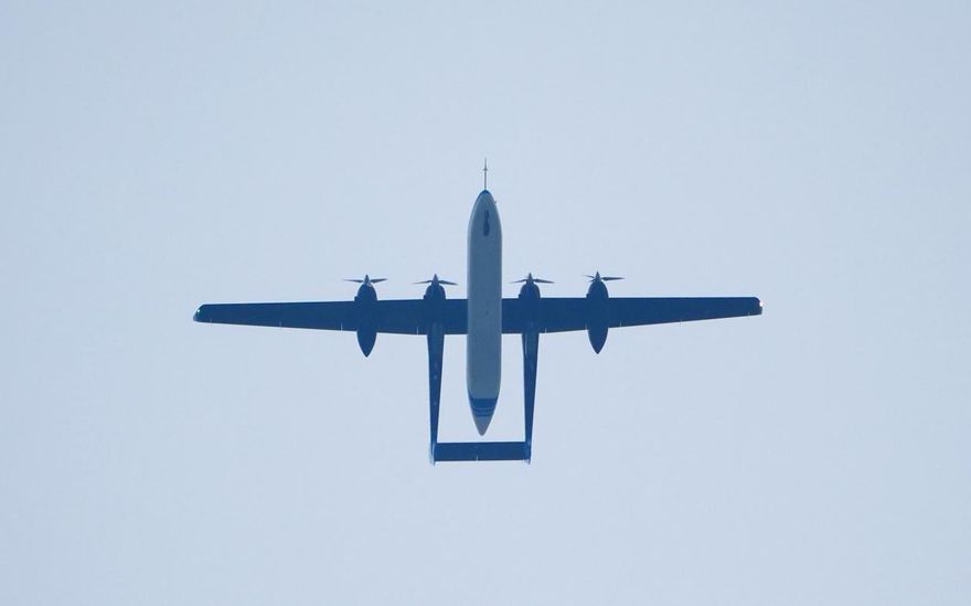 影/全球首款!陸大型４引擎無人機「雙尾蠍D」成功首飛！下月參加珠海航展