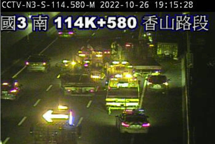 快訊/國3南下香山路段嚴重車禍！6車追撞回堵3公里