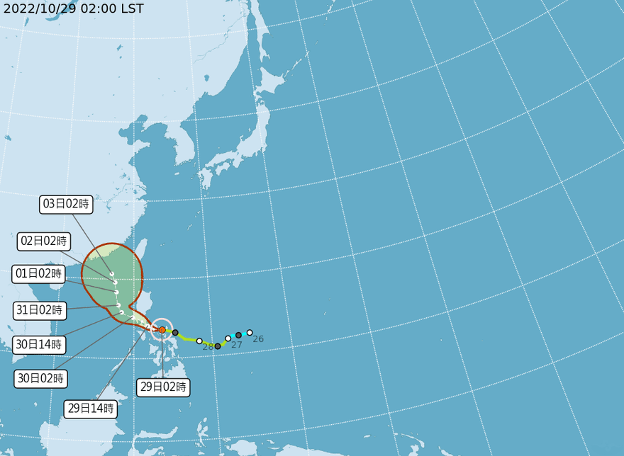 雨彈今開炸4天！北北基宜迎大雨特報　「奈格颱風」最新路徑曝