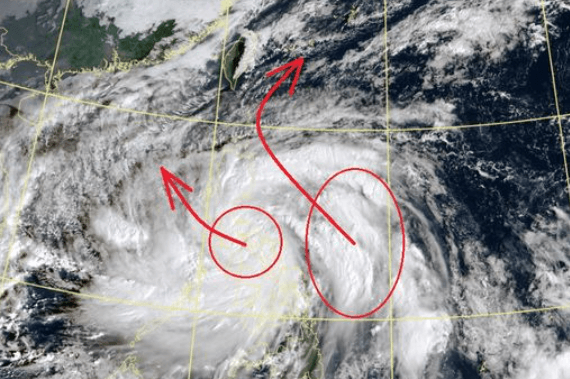 奈格颱風持續往西！鄭明典揭「2雲團分道揚鑣」　最新路徑曝