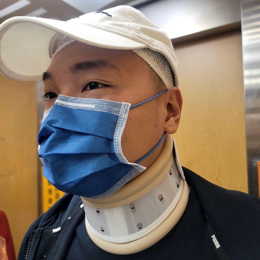 拜票踩空重摔頭部！靜養2日就出院　楊植斗親曝最新近況！