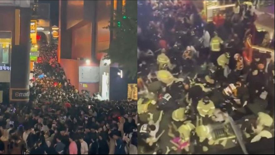 梨泰院10萬人踩踏/生還者還原真相：險死於小巷　搬死人入坑