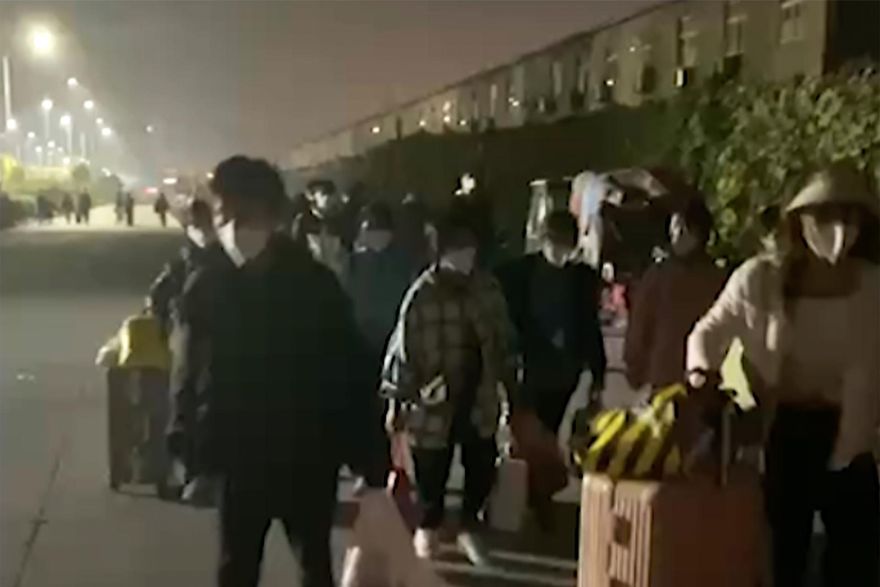 富士康員工大逃亡鄭州書記出聲了　「務必落實總書記的防疫重要指示」