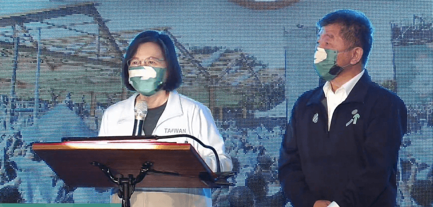 挺陳時中　蔡英文：我不做總統 就做你的國際局長