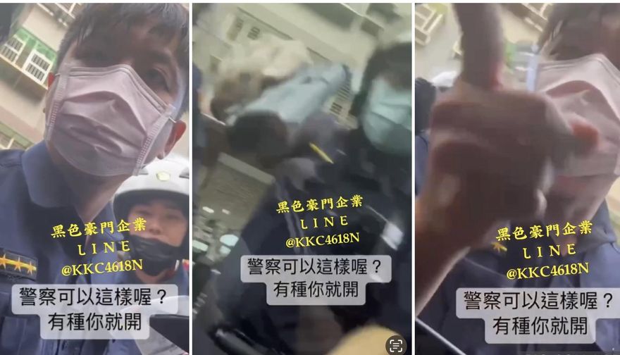 囂張！保時捷違停又無照　警掏槍要求下車他竟嗆「你開啊！」