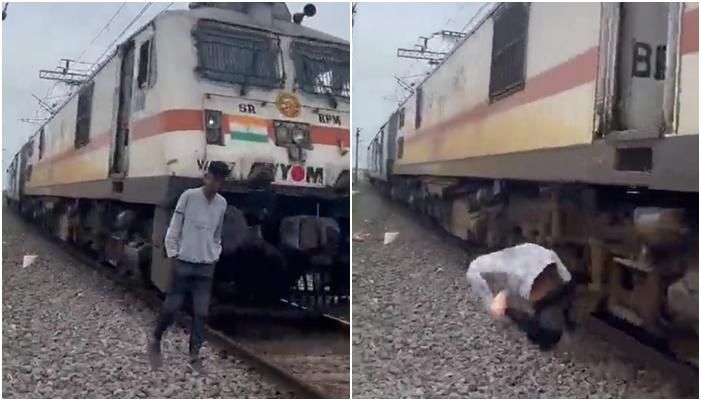 遭火車追撞變形噴飛！為拍片硬闖鐵軌　屁弟「腿部扭斷」耳爆血癱地