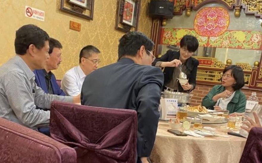 極樂招待所/網傳陳檡文出入招待所！徐國勇下令嚴查…同桌喝酒照曝光：「正當餐敘」