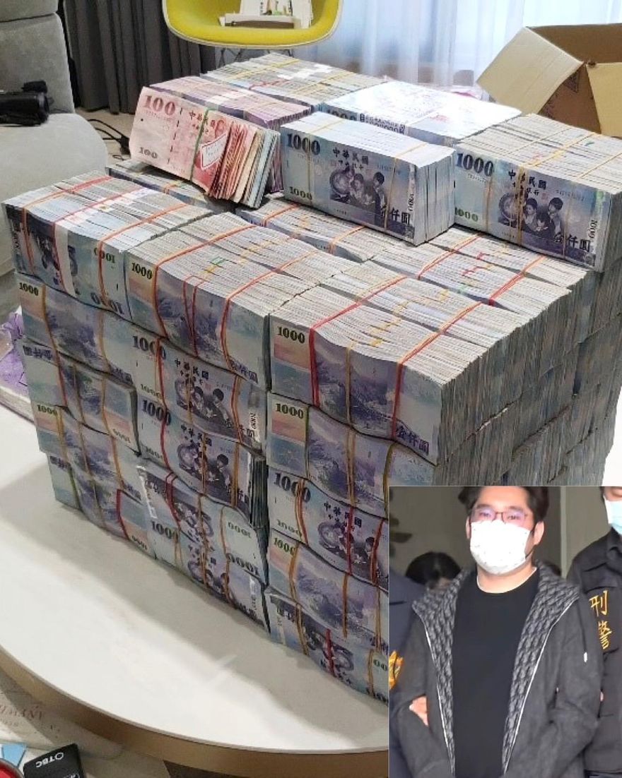 【影】 5039萬現金整疊長這樣！中檢「斷水流」專案搗破「J董」洗錢集團