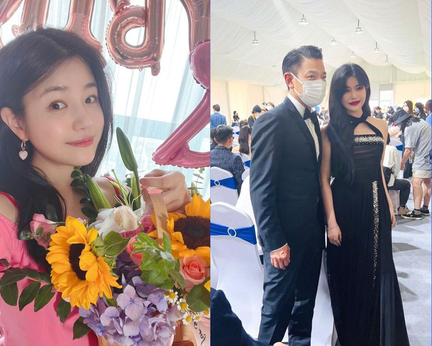 幾位得罪造型師？陳妍希烈焰紅唇、繞頸禮服「像沒脖子」　她「金剛右手」登場網看傻