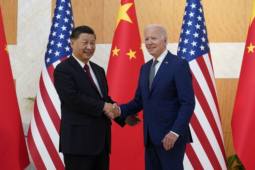 拜習會/拜登、習近平見面了！G20登場前「握手8秒」將談話4個小時