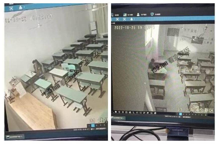 學生情侶口動激戰！警衛「上帝視角」嗨翻狂喊：臥草　教室淪砲場全直擊