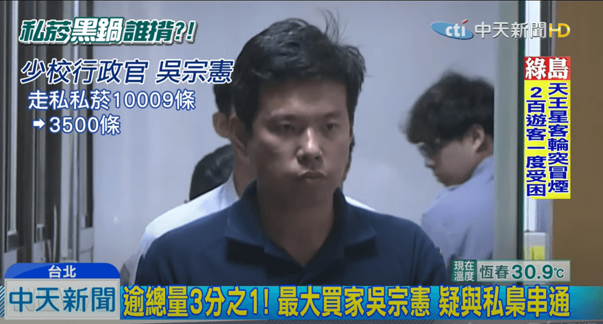 國安私菸案吳宗憲「討菸」9797條！敗訴還釋憲　大法官打臉