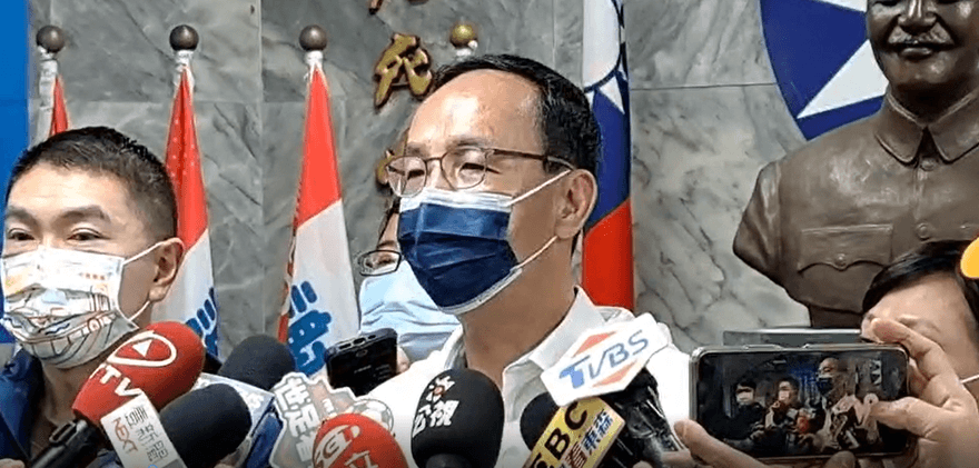 【影】鄭文燦按鈴控告國民黨　朱立倫：濫用司法也是一種奧步