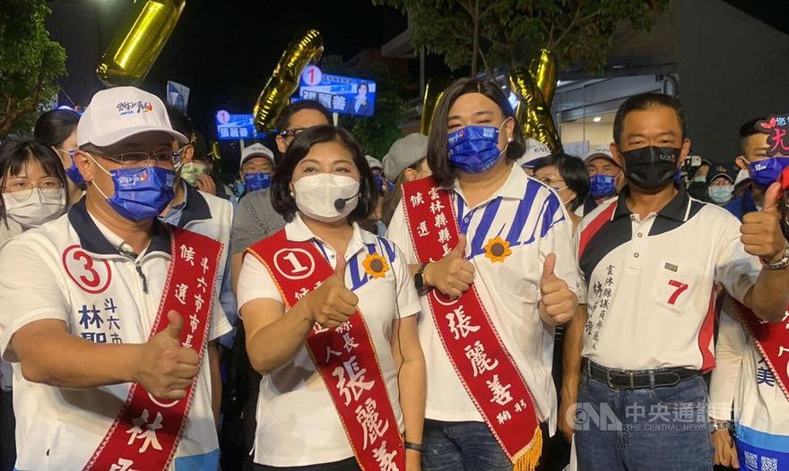 雲林藍綠候選人尬場　同在斗六市掃街拜票
