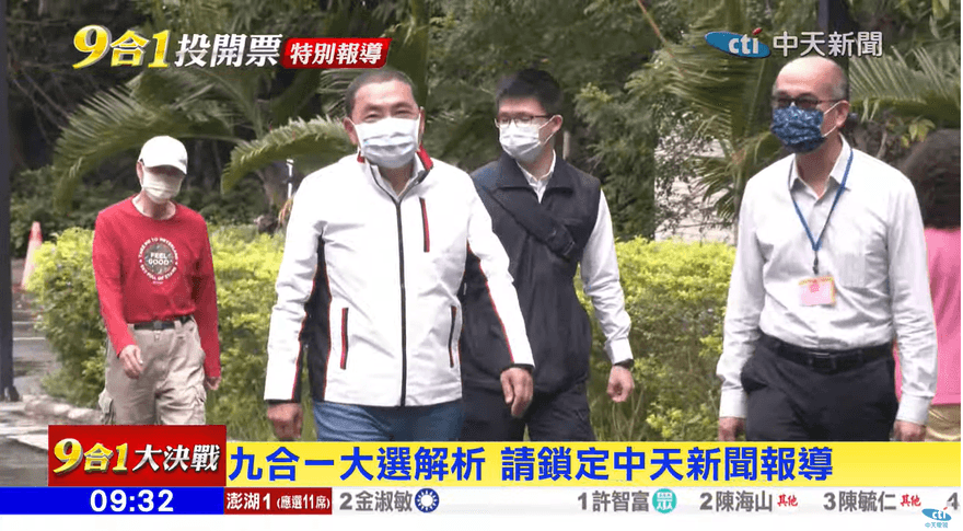 快訊/侯友宜現身投票！　下秒回「辦公室處理市政」：為明天做準備