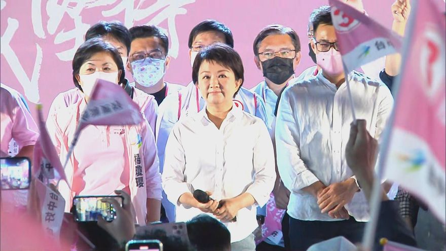 【影】九合一開票/感動落淚！盧秀燕自行宣布當選：這是市民的勝利