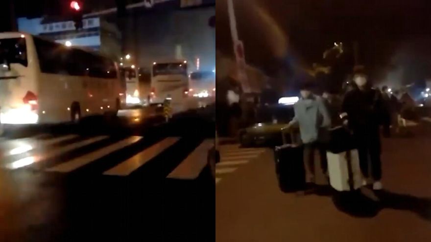 26輛巴士載870人丟包徐州？鄭州富士康離職員工未經溝通跨省送江蘇