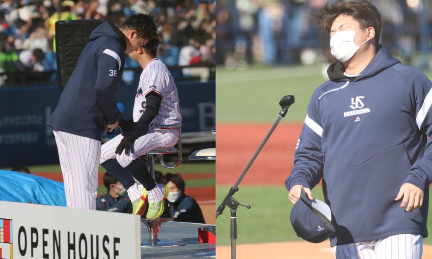 【影】村神糗大了！球迷感謝祭睡過頭　村上宗隆低頭謝罪