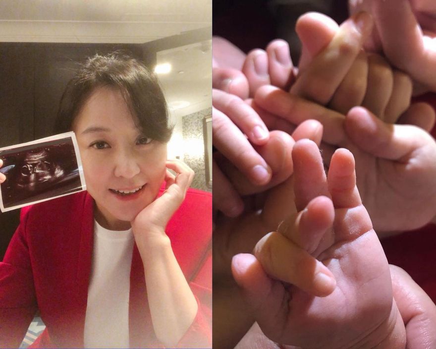 45歲海裕芬順利卸貨！淚吐懷孕艱辛「宮縮陣痛到發抖」　親曝愛女小名「藏滿滿洋蔥」