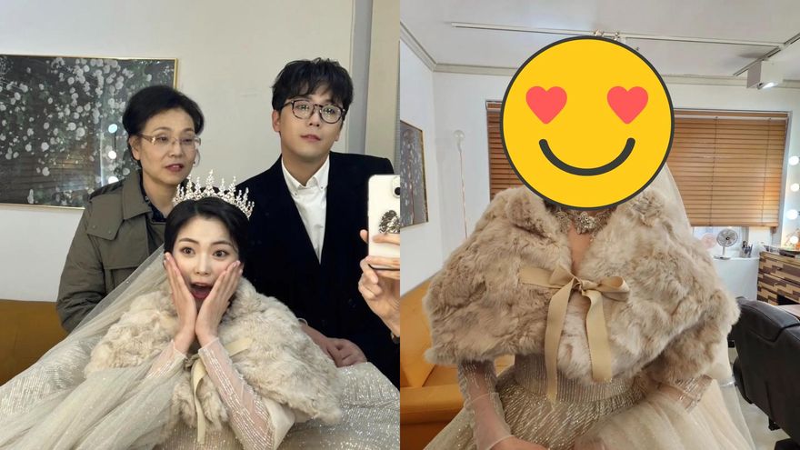 李洪基無預警曬「新娘合照」！夫妻臉網狂恭喜　大讚美貌：就像公主