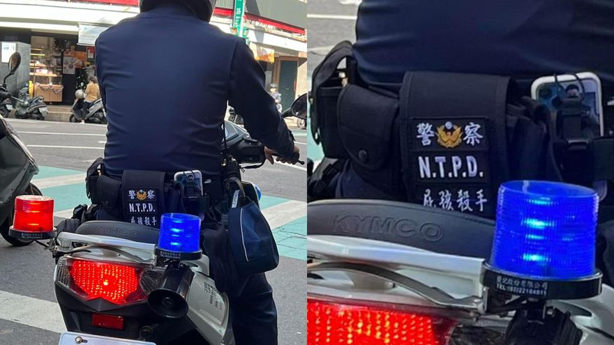 說到要做到！警察腰包繡「屁孩殺手」3萬網笑翻：不要光說不練