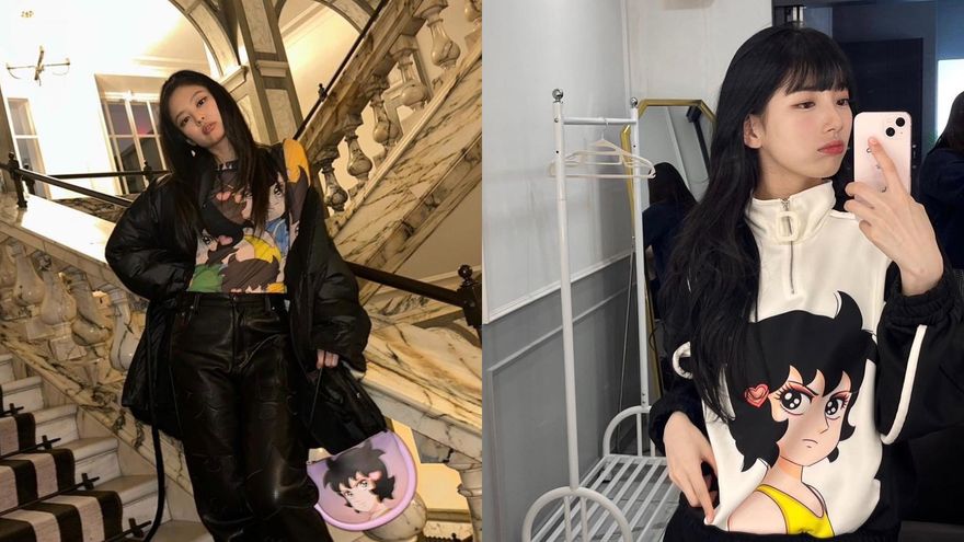少女心噴發！Jennie俏皮穿上「1980年代韓漫」　秀智也淪陷嘟嘴萌翻網