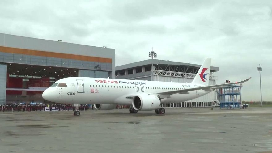 明年春投入載客運營！首架陸產大飛機C919交付東航　機艙內部曝光「長這樣」