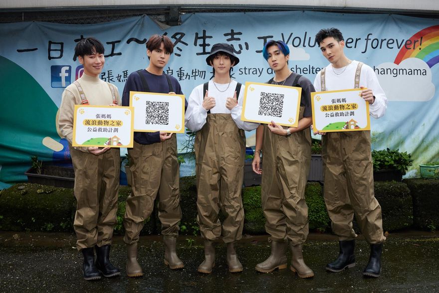 五堅情訪流浪狗之家　小賴：不愛毛小孩→寵溺關鍵是峻碩、零九